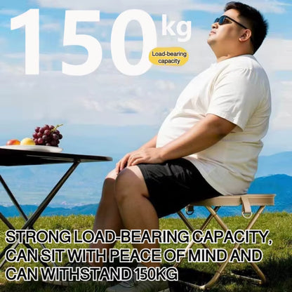 Portable Foldable Fish Stool with Carry Bag - Lightweight Mini Chair for Outdoor Travel and Picnics