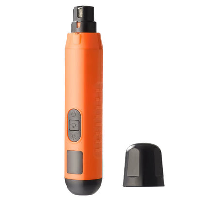 Enhanced 5-Speed Electric Dog Nail Grinder with LED Lights - Quiet Pet Nail Trimming and Grooming Tool