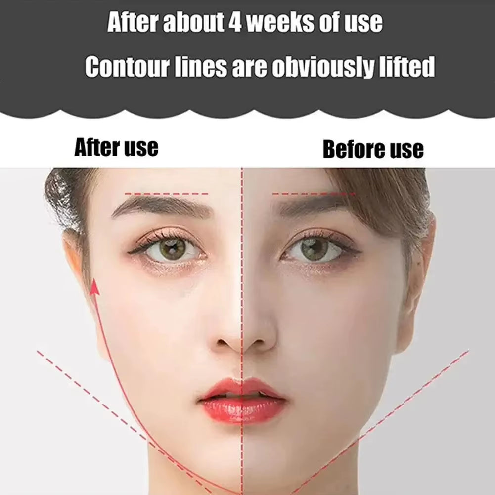 Y-Shaped Face Lifting Roller and Facial Massager for Chin Enhancement - Home Use Beauty Instrument and Skin Care Tool