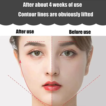 Y-Shaped Face Lifting Roller and Facial Massager for Chin Enhancement - Home Use Beauty Instrument and Skin Care Tool