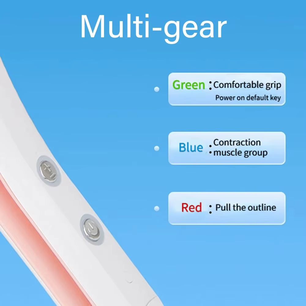 Y-Shaped Face Lifting Roller and Facial Massager for Chin Enhancement - Home Use Beauty Instrument and Skin Care Tool