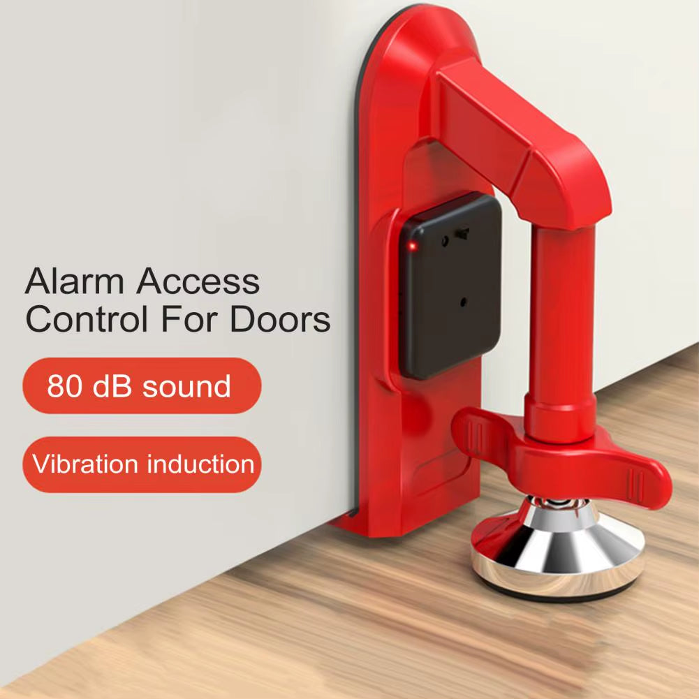 Portable Alloy Door Stopper Security Device for Apartments and Hotels - Anti-Theft Lockdown Solution for Travel