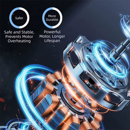 Enhanced 5-Speed Electric Dog Nail Grinder with LED Lights - Quiet Pet Nail Trimming and Grooming Tool