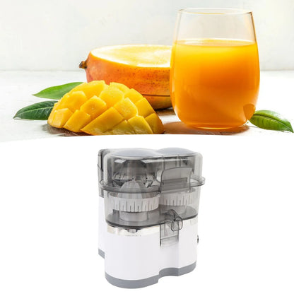 Revolutionize Your Juice Experience with the Portable Dual-Head Electric Citrus Juicer – Effortlessly Extract Fresh Juice from Oranges, Lemons, Kiwis, and Grapefruits!