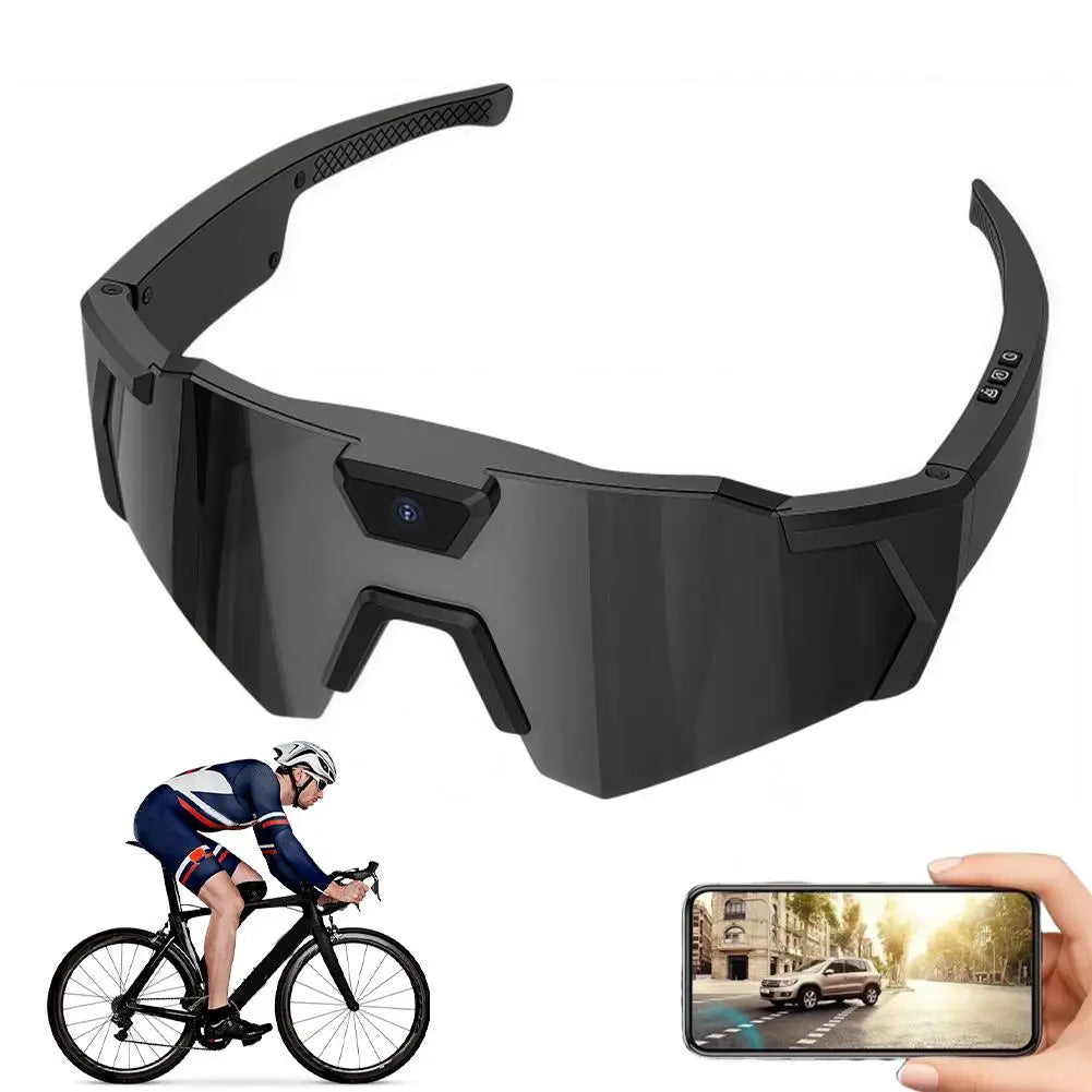 Capture Every Adventure: HD Smart Sunglasses with 1080P Video Recording for Outdoor Sports