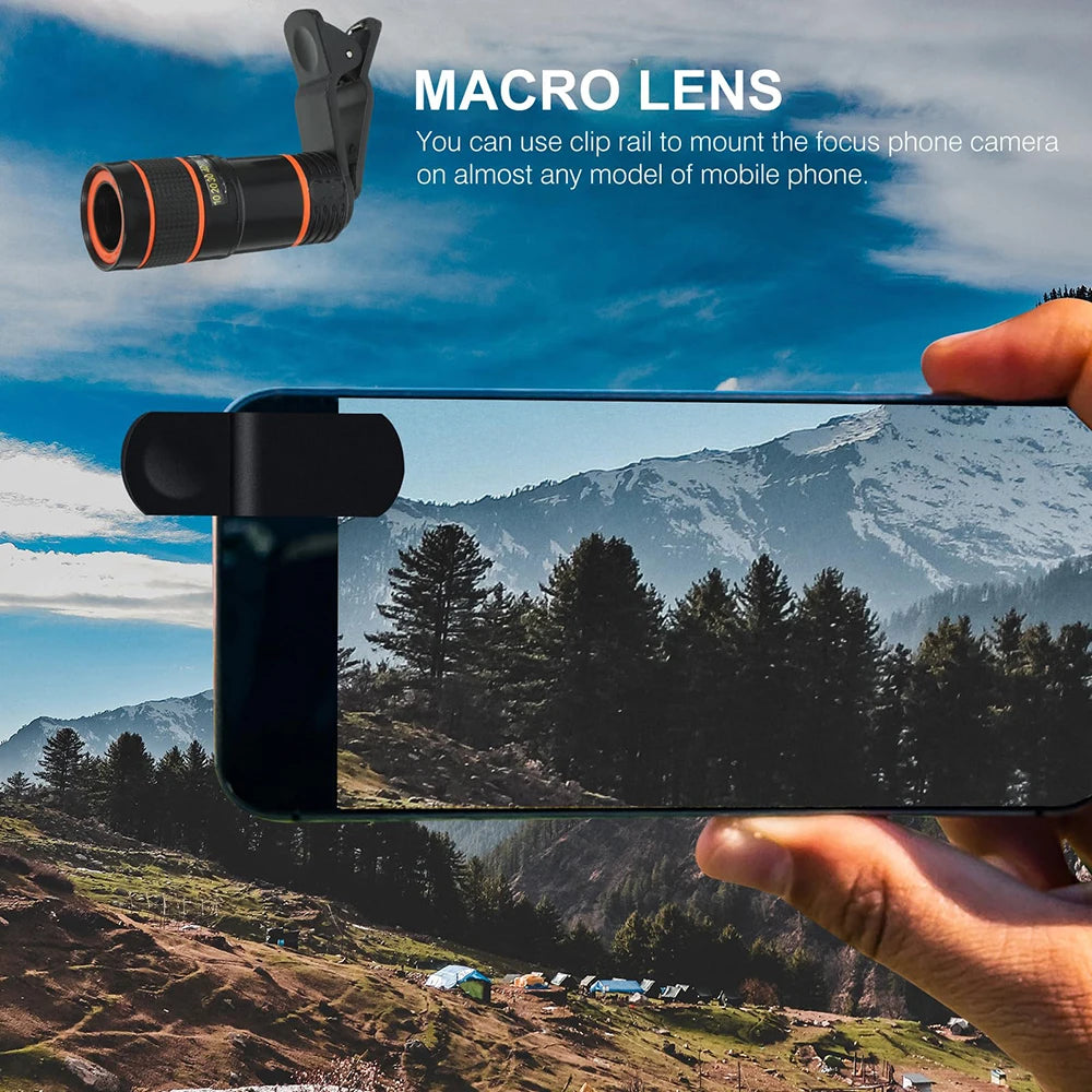 Transform Your Smartphone Photography with Our Universal Clip-On Telephoto Lens - Perfect for Capturing Distant Moments!