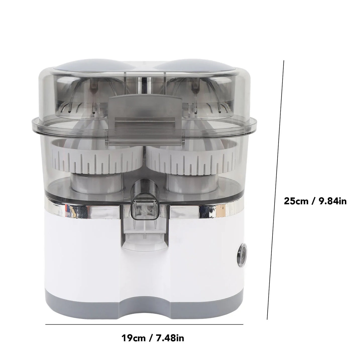 Revolutionize Your Juice Experience with the Portable Dual-Head Electric Citrus Juicer – Effortlessly Extract Fresh Juice from Oranges, Lemons, Kiwis, and Grapefruits!