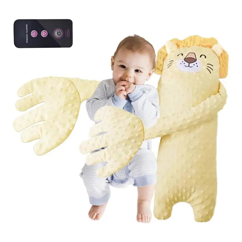 Remote Control Plush Cartoon Bear Sleep Aid Toy for Infants and Toddlers