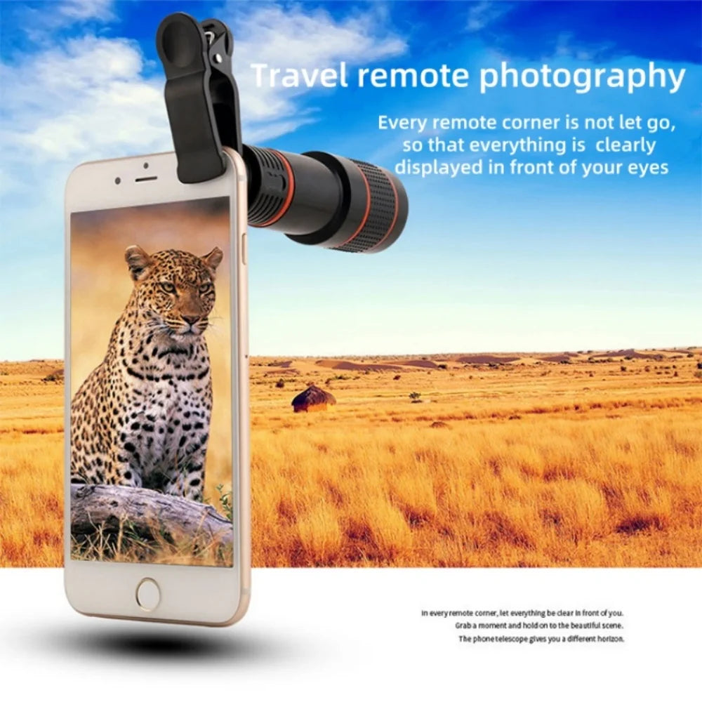 Transform Your Smartphone Photography with Our Universal Clip-On Telephoto Lens - Perfect for Capturing Distant Moments!