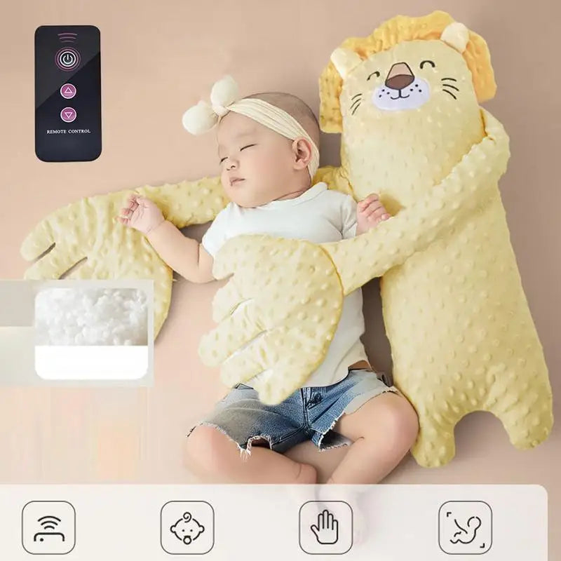 Remote Control Plush Cartoon Bear Sleep Aid Toy for Infants and Toddlers