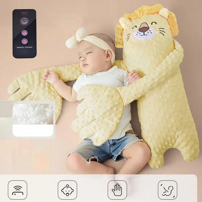 Remote Control Plush Cartoon Bear Sleep Aid Toy for Infants and Toddlers