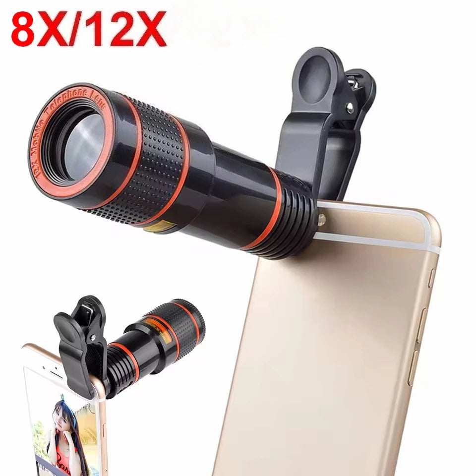 Transform Your Smartphone Photography with Our Universal Clip-On Telephoto Lens - Perfect for Capturing Distant Moments!