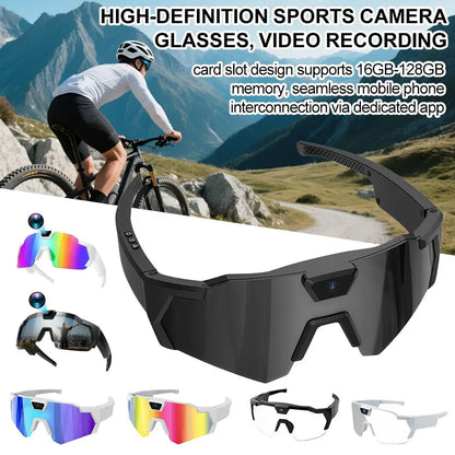 Capture Every Adventure: HD Smart Sunglasses with 1080P Video Recording for Outdoor Sports