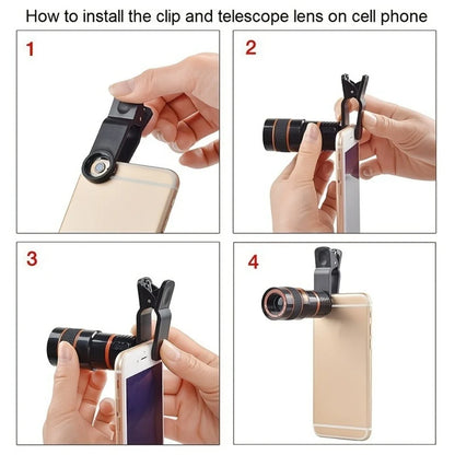 Transform Your Smartphone Photography with Our Universal Clip-On Telephoto Lens - Perfect for Capturing Distant Moments!
