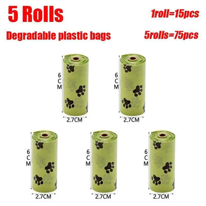 Effortless Outdoor Cleanup: Portable No-Touch Dog Pooper Scooper with Built-In Waste Bags