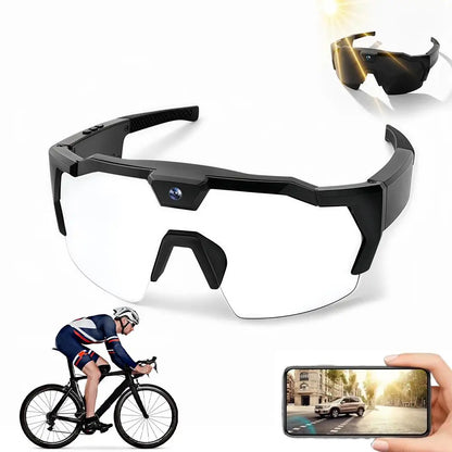 Capture Every Adventure: HD Smart Sunglasses with 1080P Video Recording for Outdoor Sports
