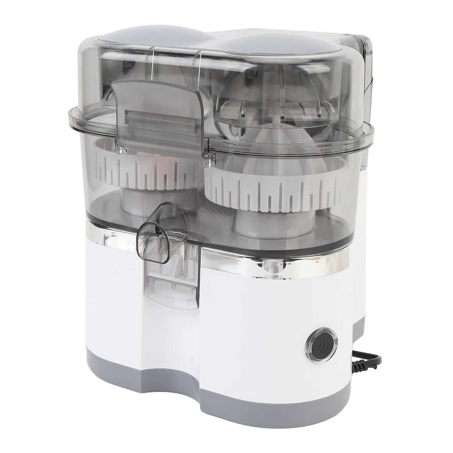 Revolutionize Your Juice Experience with the Portable Dual-Head Electric Citrus Juicer – Effortlessly Extract Fresh Juice from Oranges, Lemons, Kiwis, and Grapefruits!