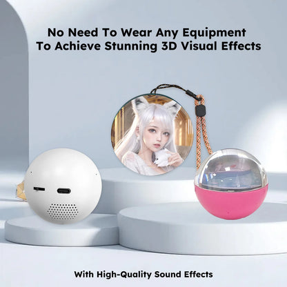 Elevate Your Memories with the 3D Crystal Ball Digital Photo & Video Album - The Perfect DIY Gift!