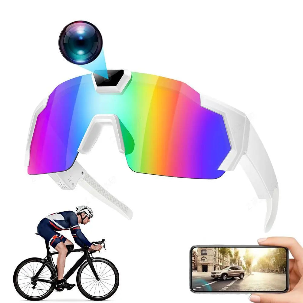 Capture Every Adventure: HD Smart Sunglasses with 1080P Video Recording for Outdoor Sports