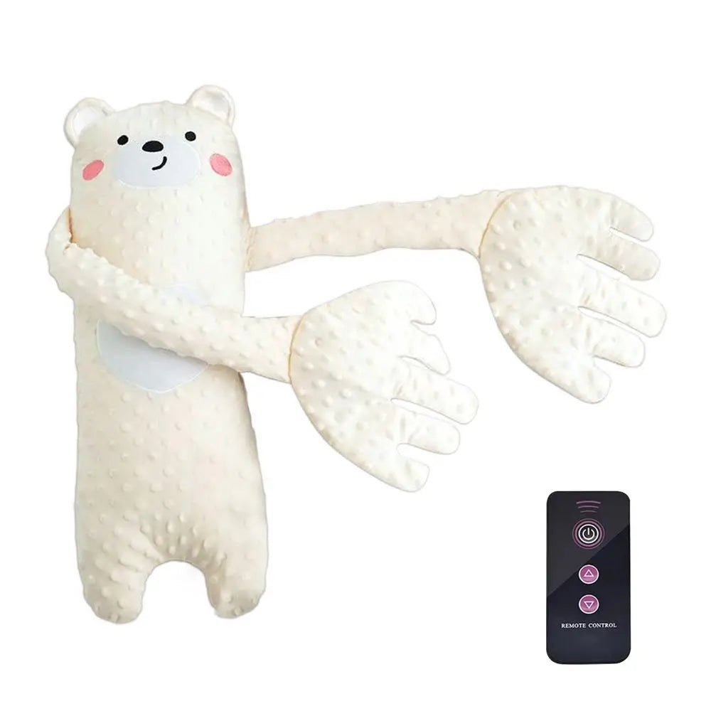 Remote Control Plush Cartoon Bear Sleep Aid Toy for Infants and Toddlers