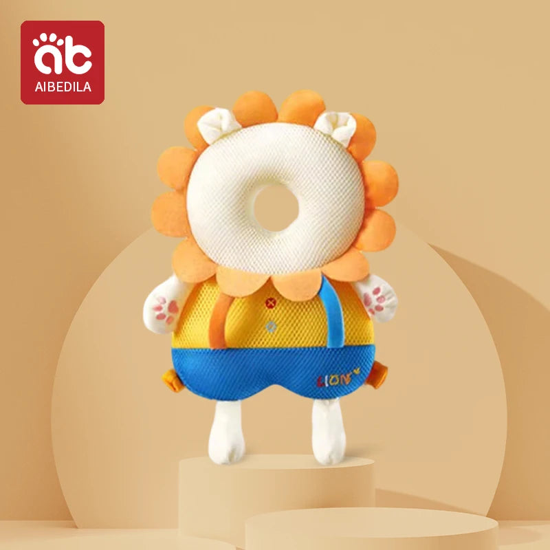 Toddler Safety Head Protector & Support Cushion - Adorable Cartoon Backpack for Safe Walking Adventures