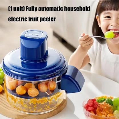 Automatic Grape and Garlic Peeler - Rechargeable Electric Kitchen Tool for Home and Commercial Use