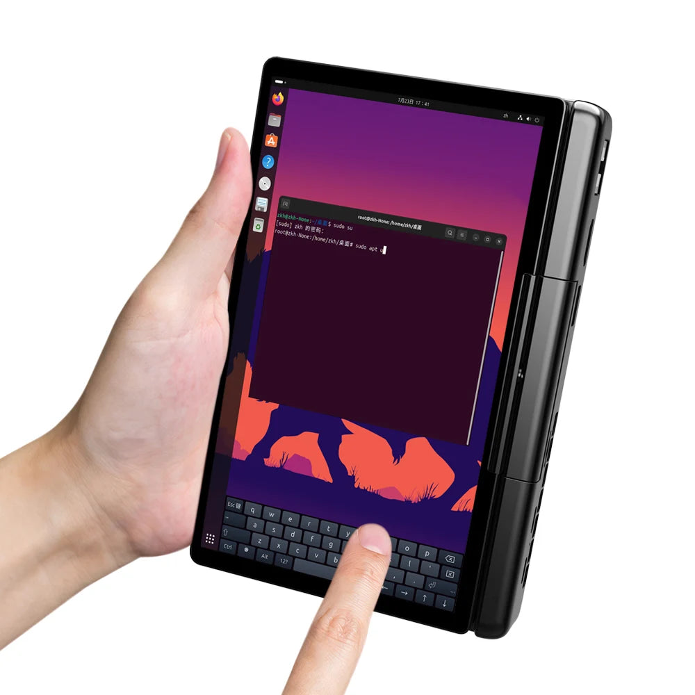 GPD MicroPC 2 Handheld Mini Laptop with 7-Inch Touch Screen, 16GB RAM, 512GB SSD, N300 CPU, Windows 11 Operating System