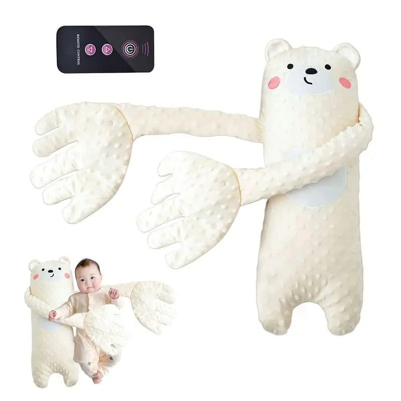Remote Control Plush Cartoon Bear Sleep Aid Toy for Infants and Toddlers
