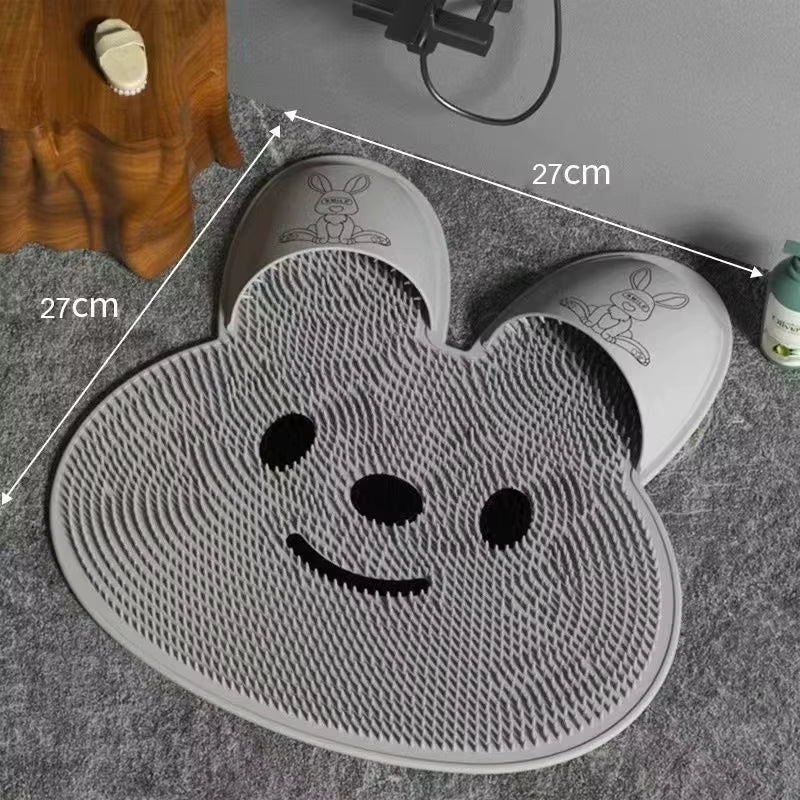 Rabbit Foot Rubbing, Foot Washing, Foot Massage, Foot Pad, Bathroom Scrubbing, Anti-Slip Pad, Shower Room Floor Mat