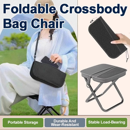 Portable Foldable Fish Stool with Carry Bag - Lightweight Mini Chair for Outdoor Travel and Picnics