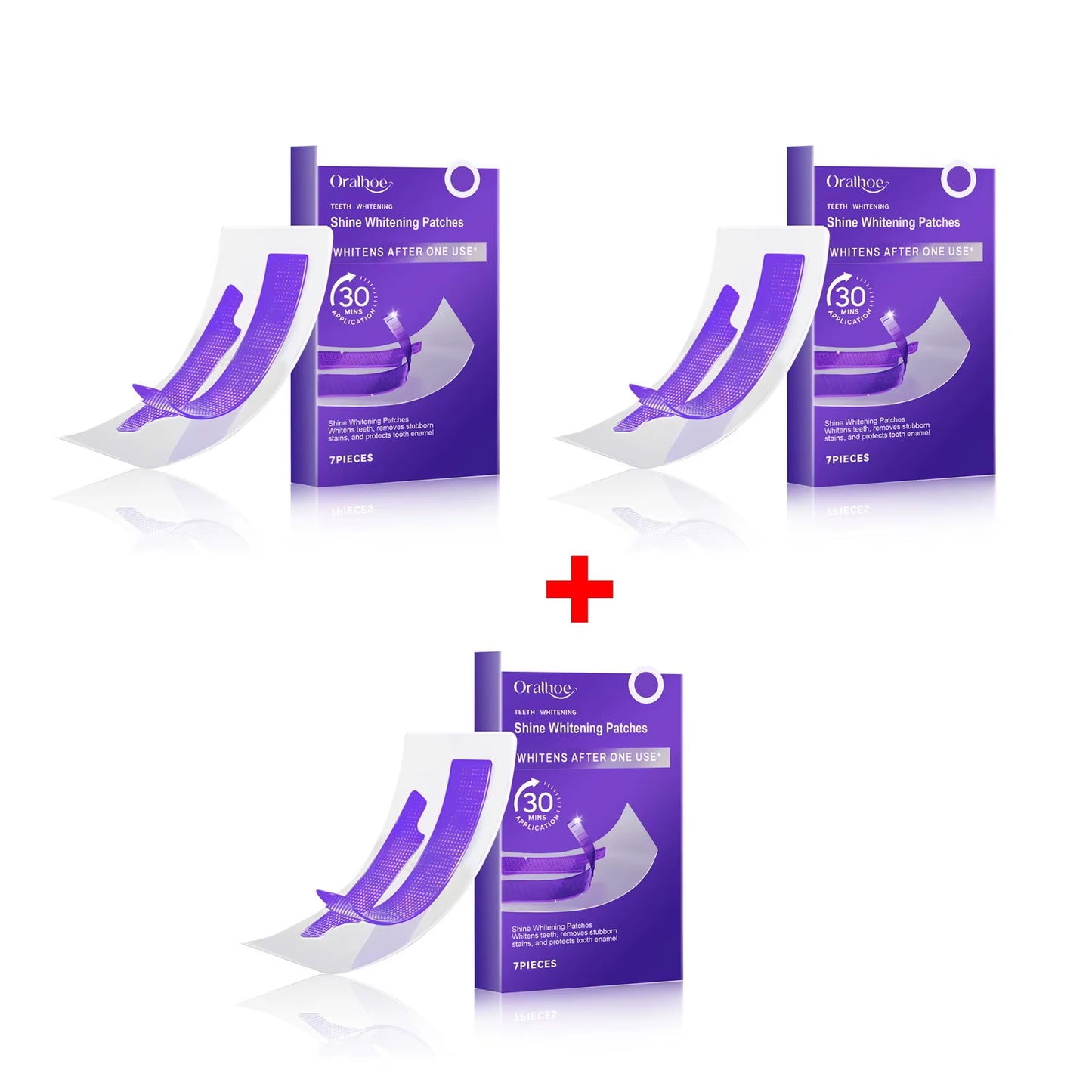 Transform Your Smile with Professional Purple Teeth Whitening Strips - Effective Plaque Removal and Sensitivity Reduction