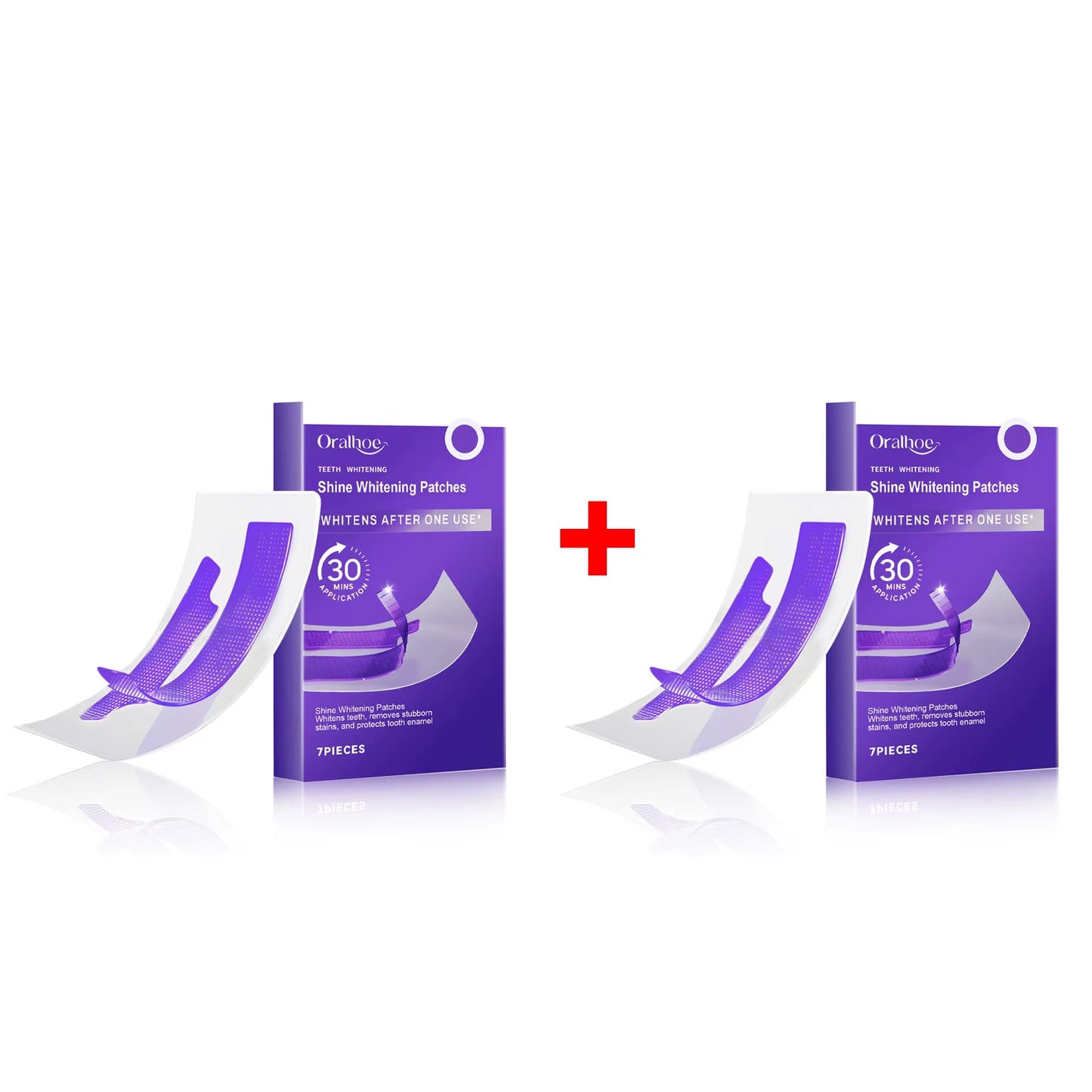 Transform Your Smile with Professional Purple Teeth Whitening Strips - Effective Plaque Removal and Sensitivity Reduction