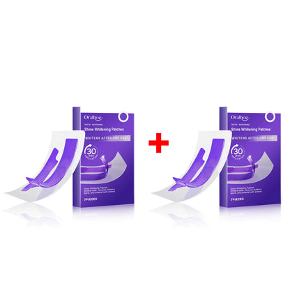 Transform Your Smile with Professional Purple Teeth Whitening Strips - Effective Plaque Removal and Sensitivity Reduction