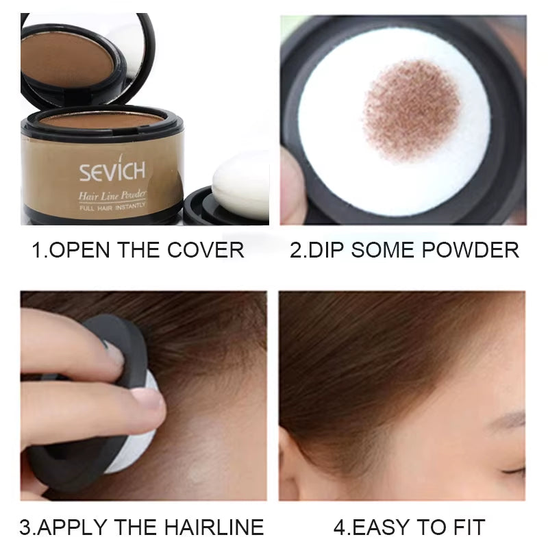 Hairline Powder 4G - Unisex Hair Concealer for Natural Coverage and Hair Loss Solutions
